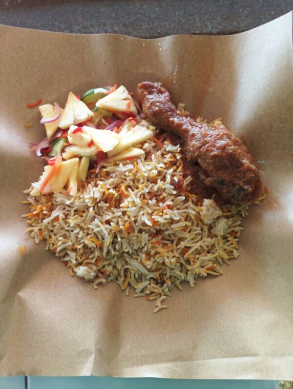 nasi beriani ayam masak merah
